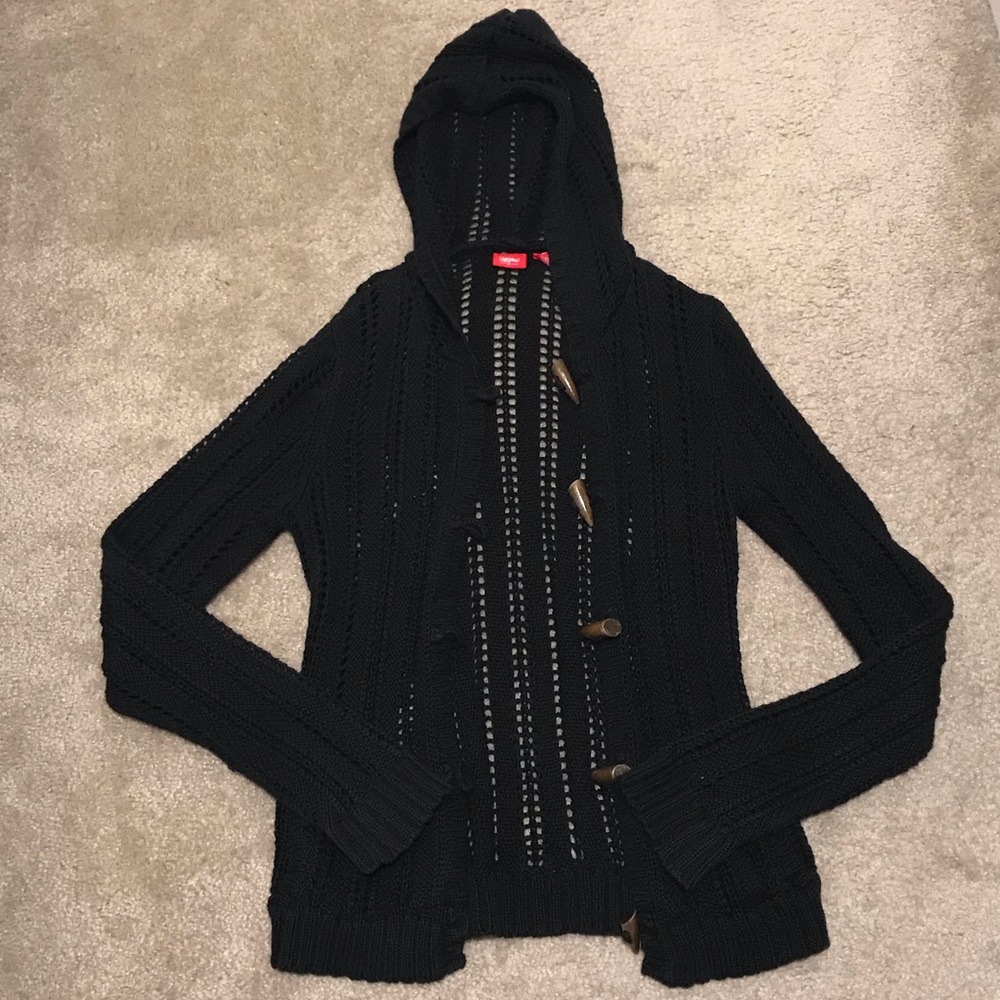 Mossimo Hooded Knit Cardigan